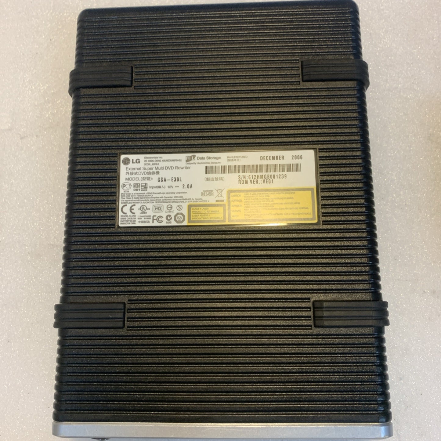 Nice- LG GSA-E30L Extenal Super Multi DVD Rewriter