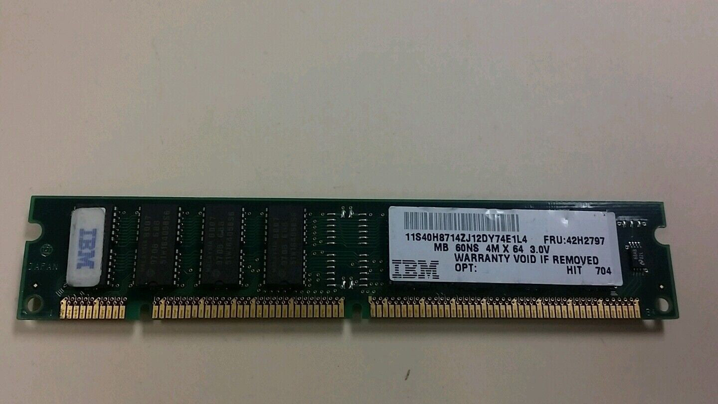 -  IBM 32MB EDO DIMM MEMORY 42H2797