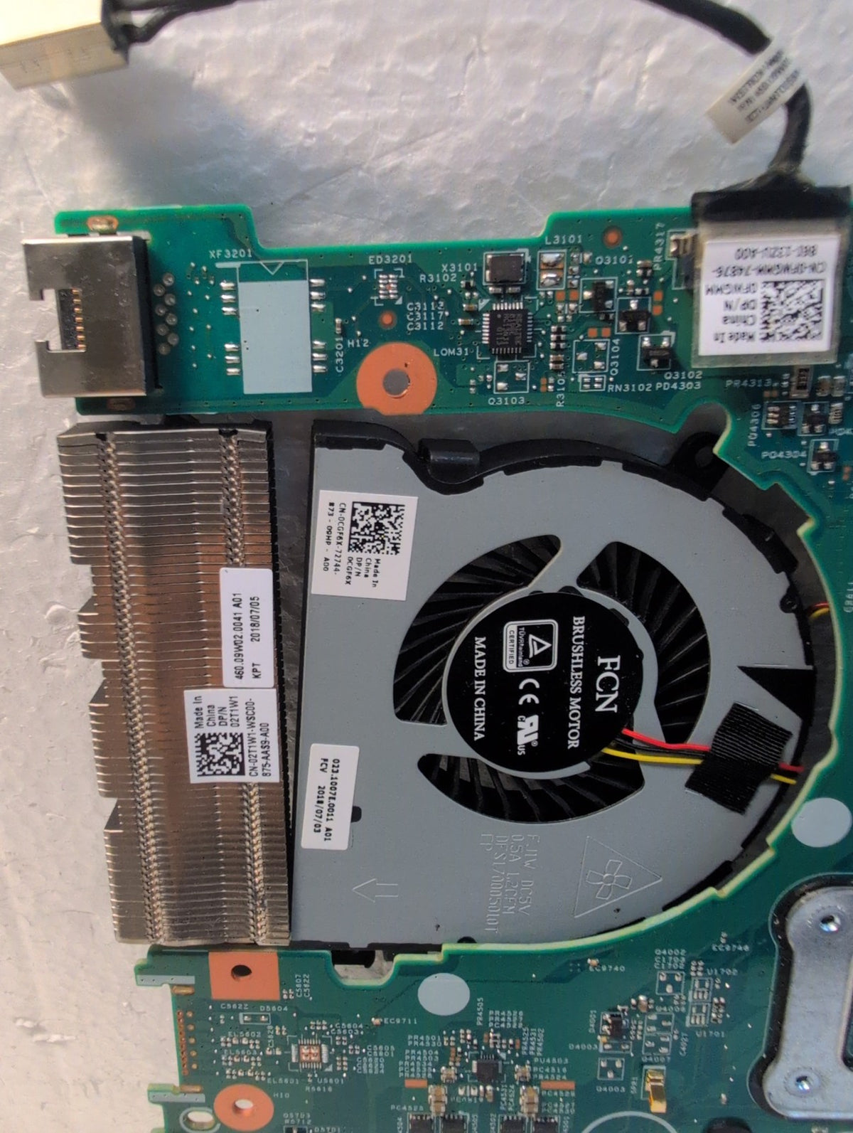 Dell Inspiron Laptop Motherboard 15341-1 Intel Core i3-7020U   -