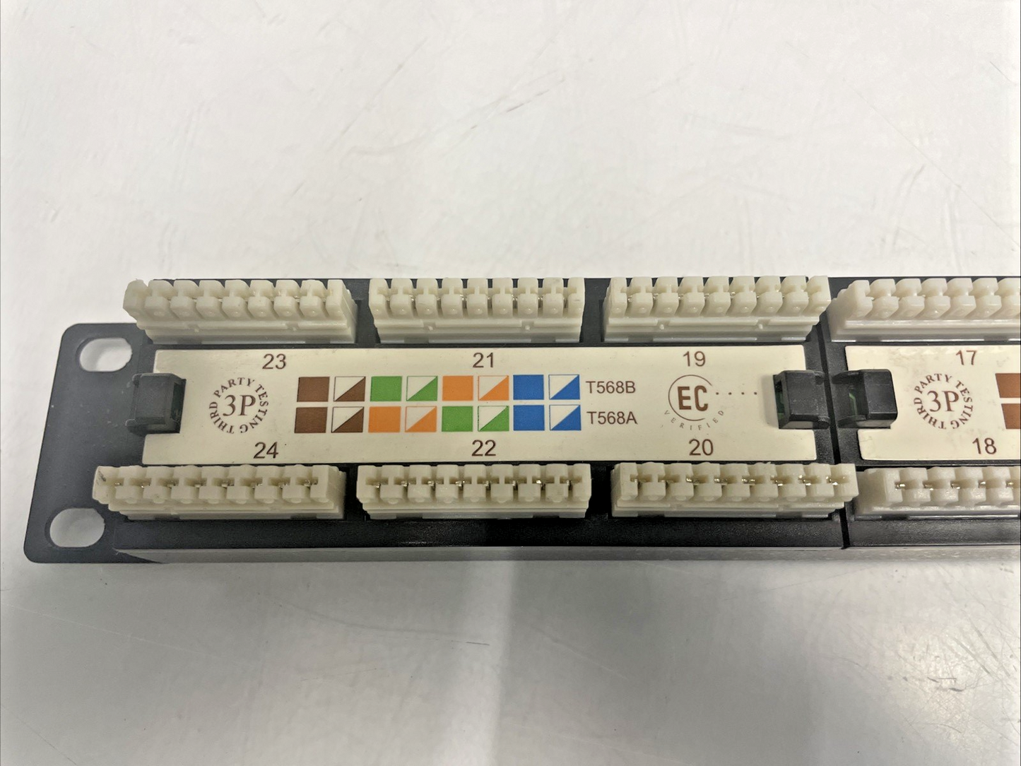 🔥 24-port Cat5e Patch Panel T568A T568B (Qty)