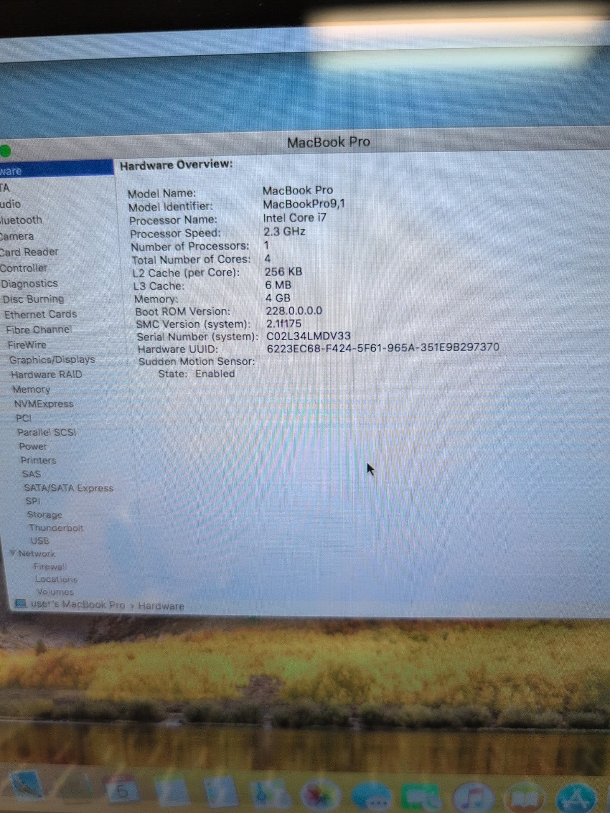 🔥 Apple MacBook Pro 15" A1286 2012/i7-2.3GHz /4GB RAM/500GB HDD/10. 13 (READ) -