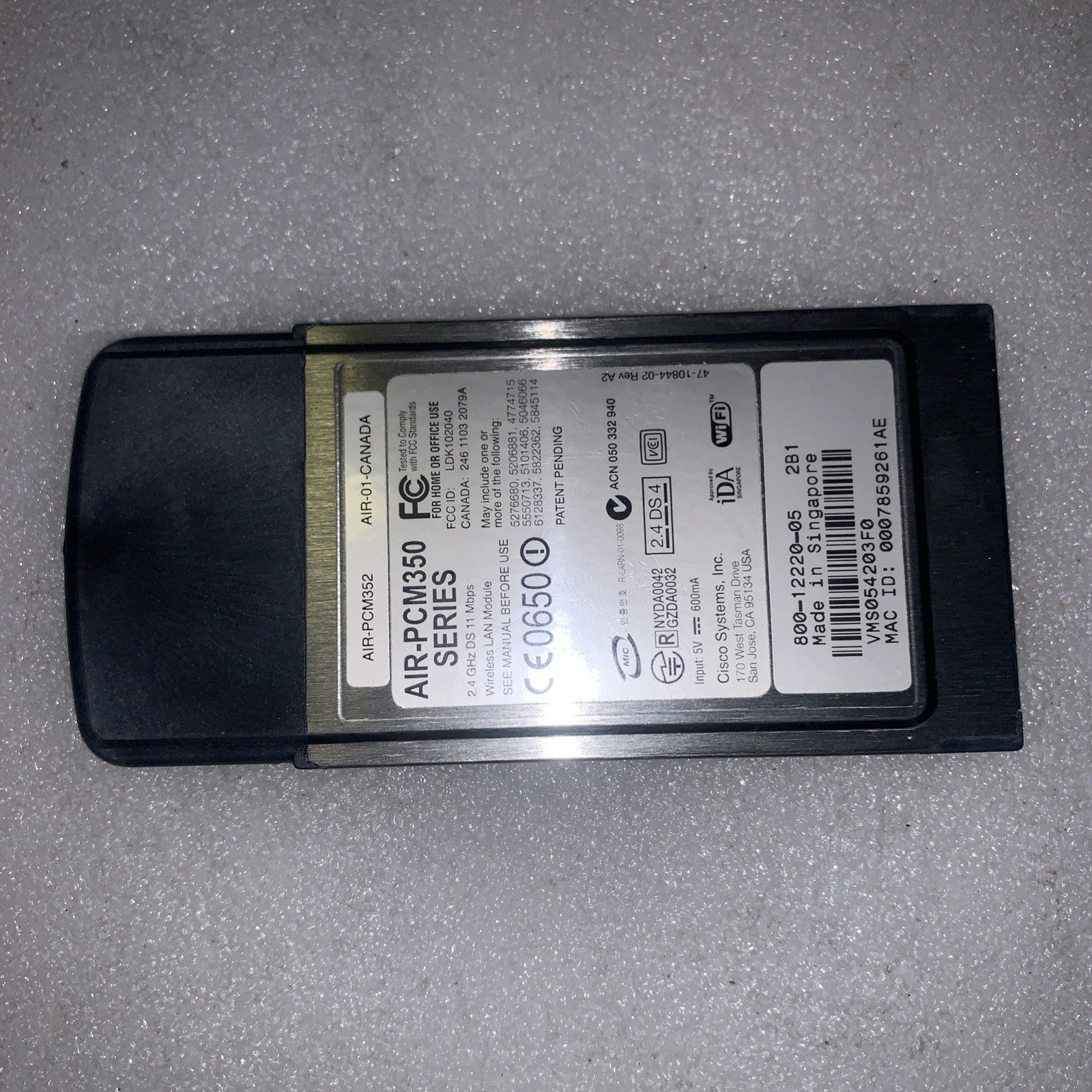 🔥 Cisco Aironet 350 Series Wifi Wireless Card AIR-PCM350