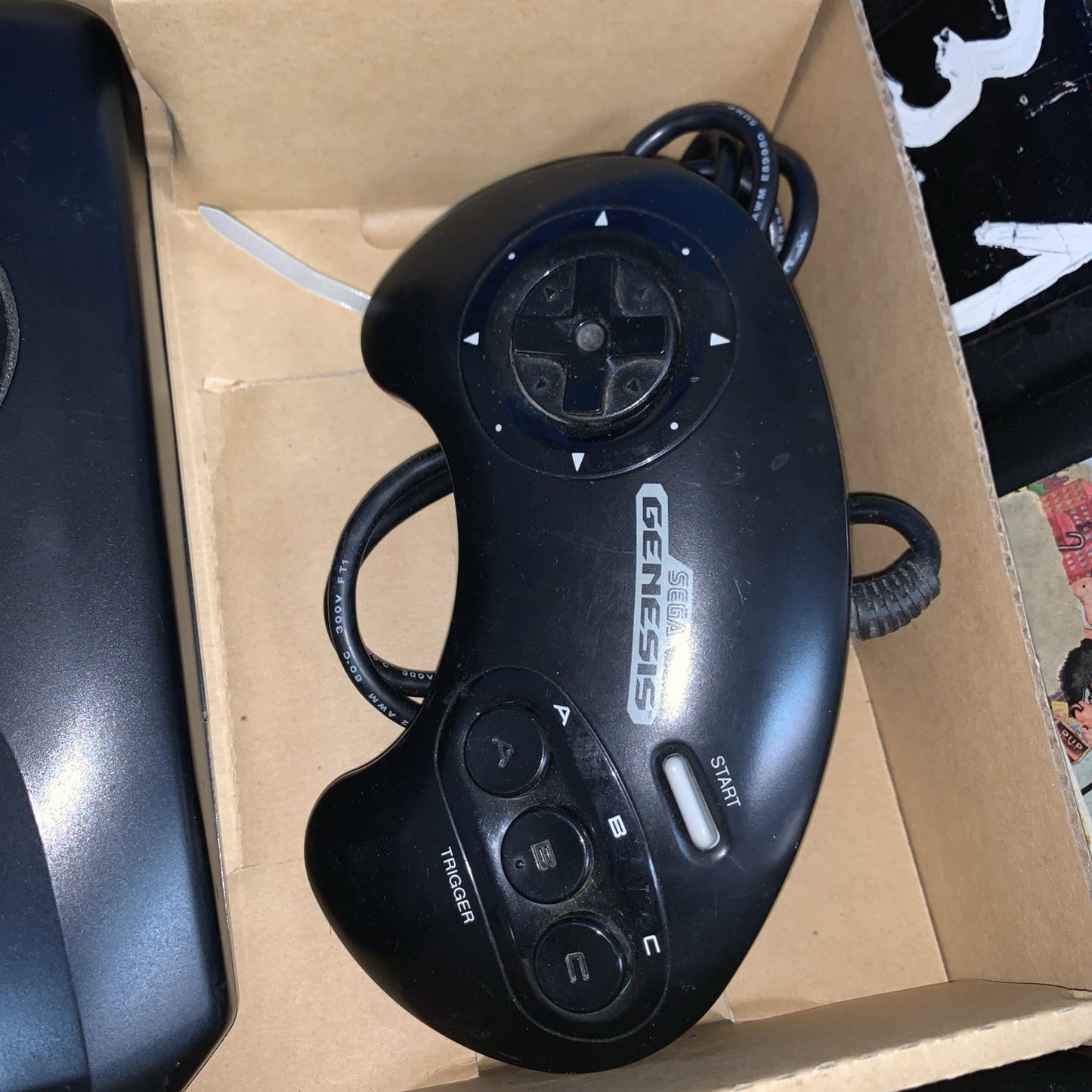 Sega Genesis MK-1631 Console Working 2 Controller 4 Game