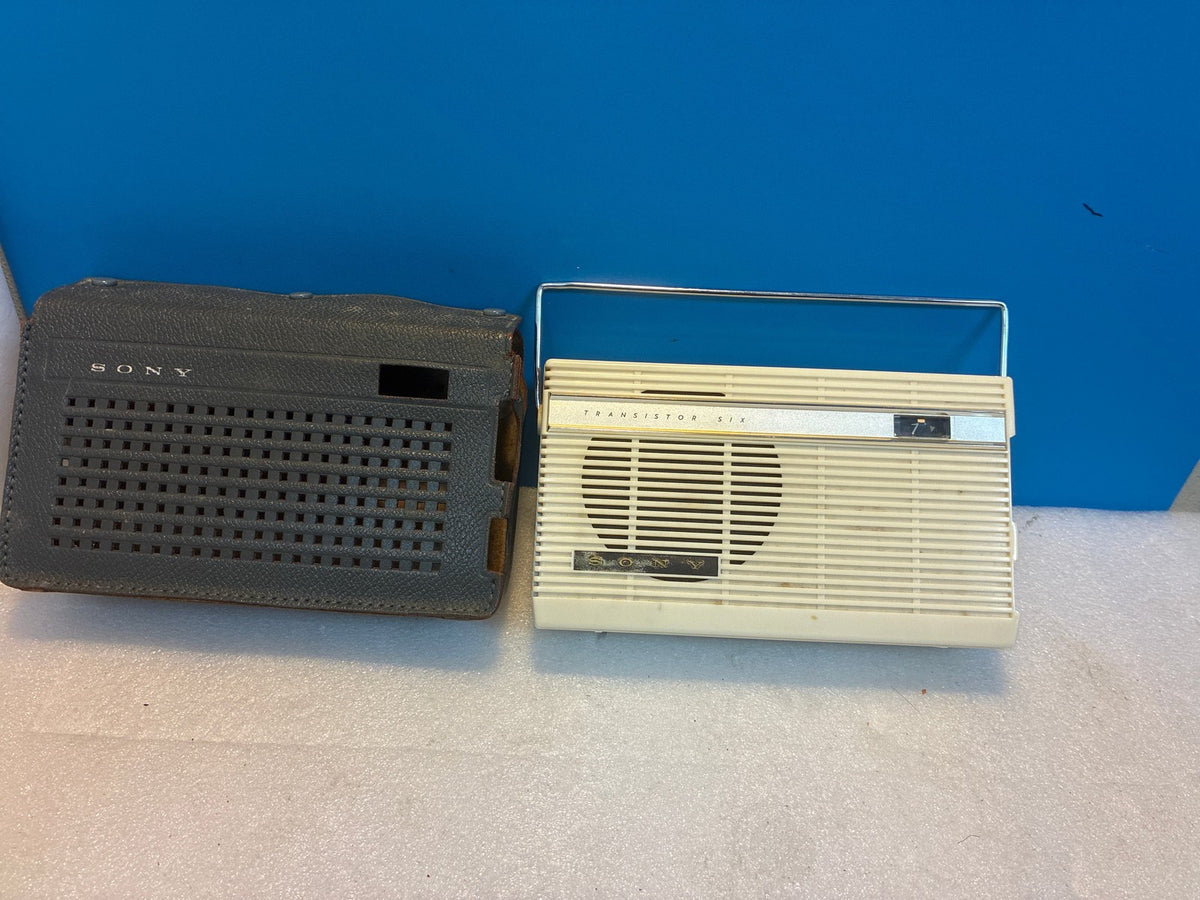 Very rare🔥 Sony Transistor Six TR-6080 Vintage Portable AM Radio Made in Japan