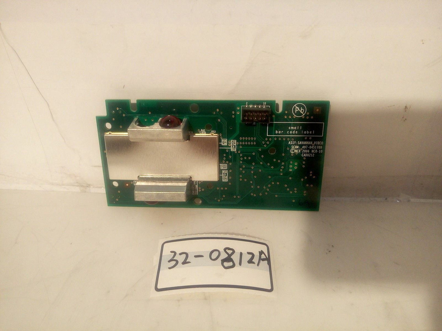 -   NCR BOARD 497-0451709  ASSY:SAVANNAH VIDEO   for NCR 7878-2000