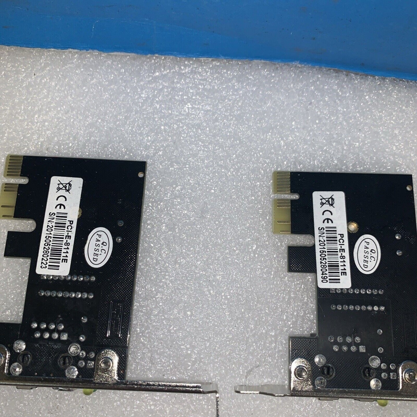 Lot of 2 YCL G1801DG 1507 PCIe PCI-E Gigabit Network Adapter Card