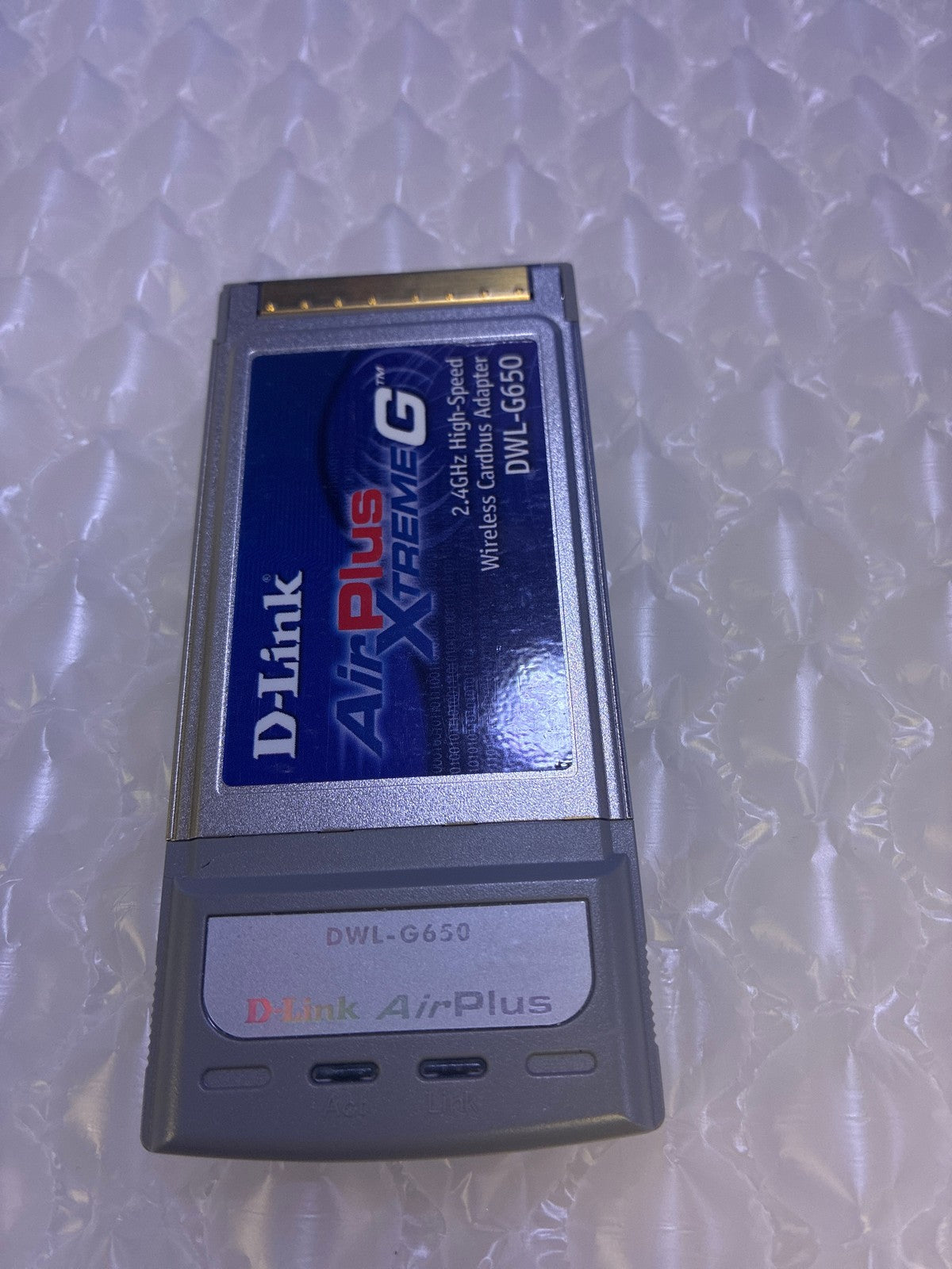 🔥 D-Link AirPlus Xtreme G DWL-G650 2.4GHz Wireless CardBus Adapter Rev B4