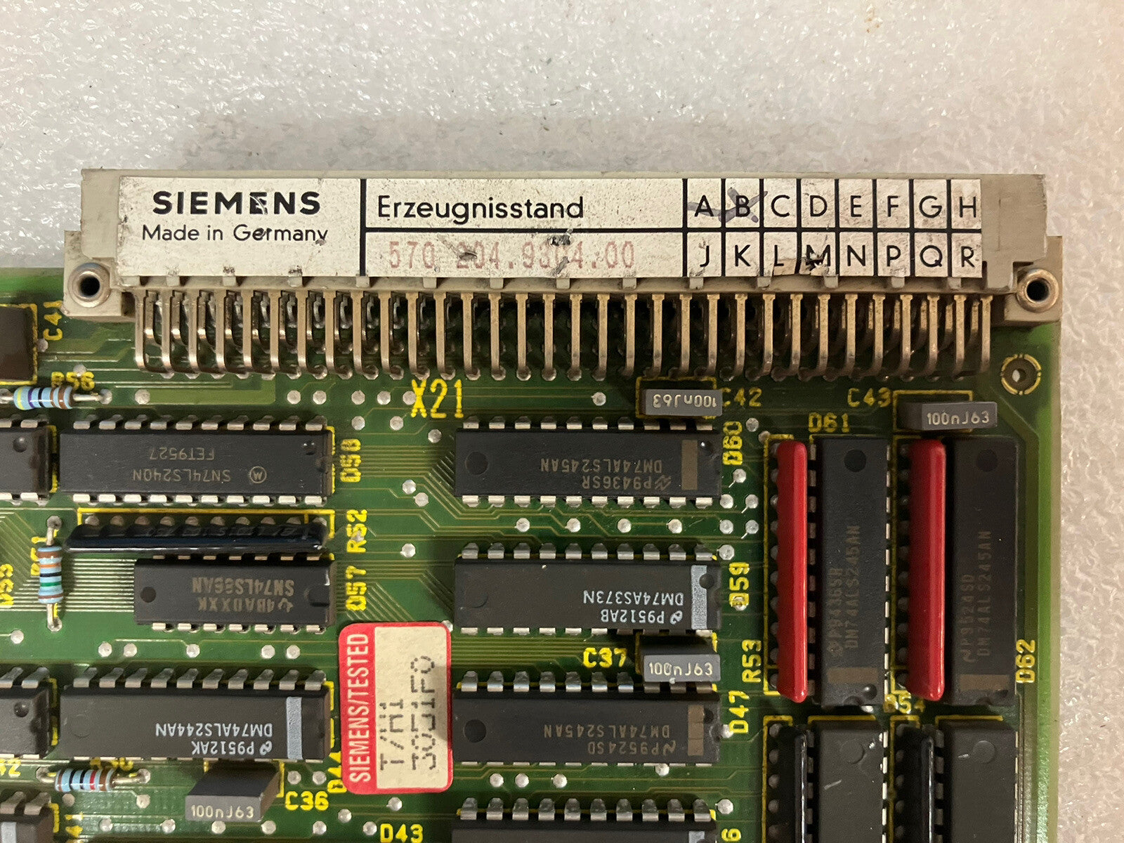 ~SIEMENS Erzeugnisstand 570 204 9304.00 Circuit Board CPU Card CF32265  *tested*