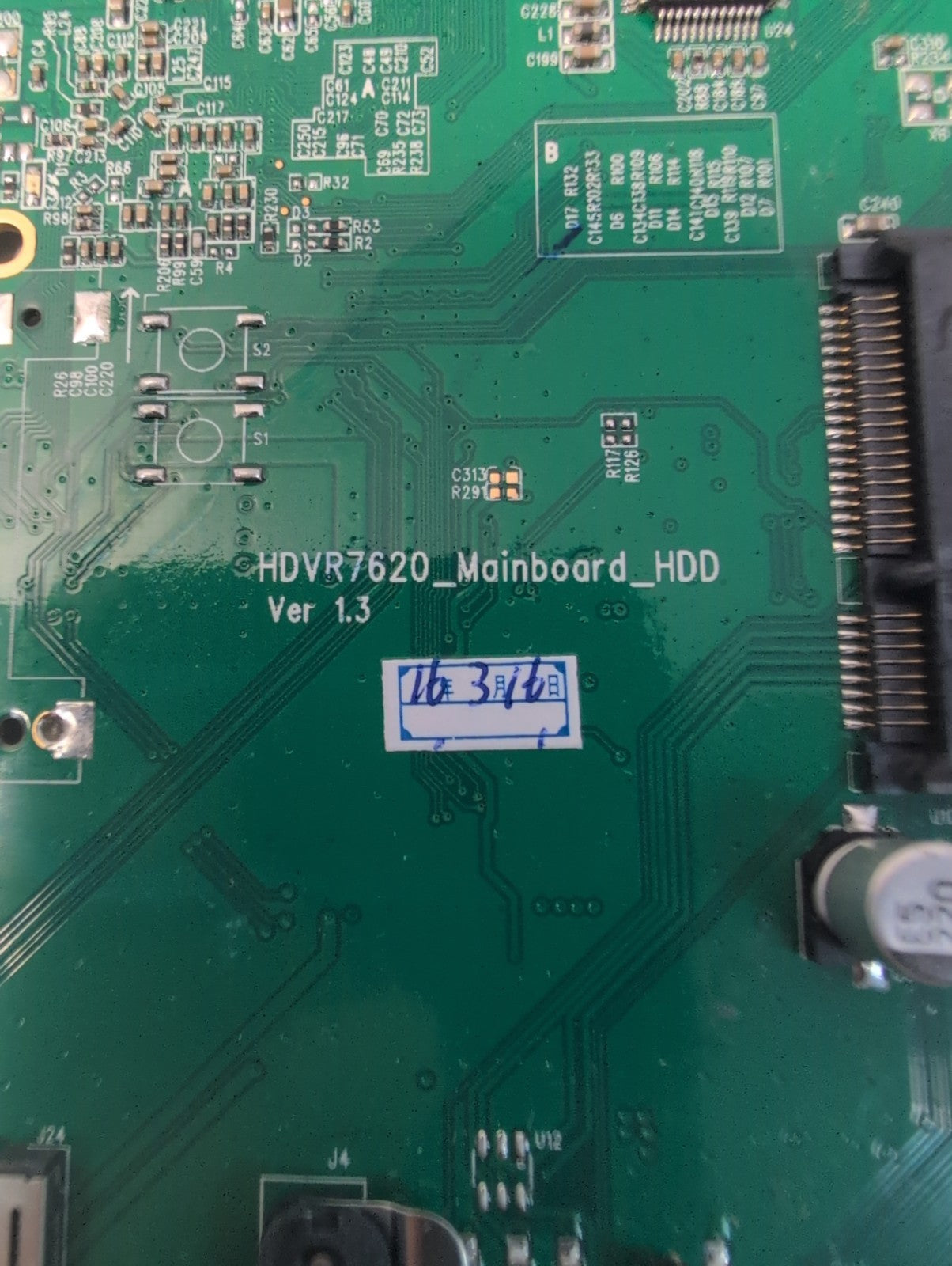 🔥 HDVR7620_MAINBOARD_HDD CIRCUIT BOARD -