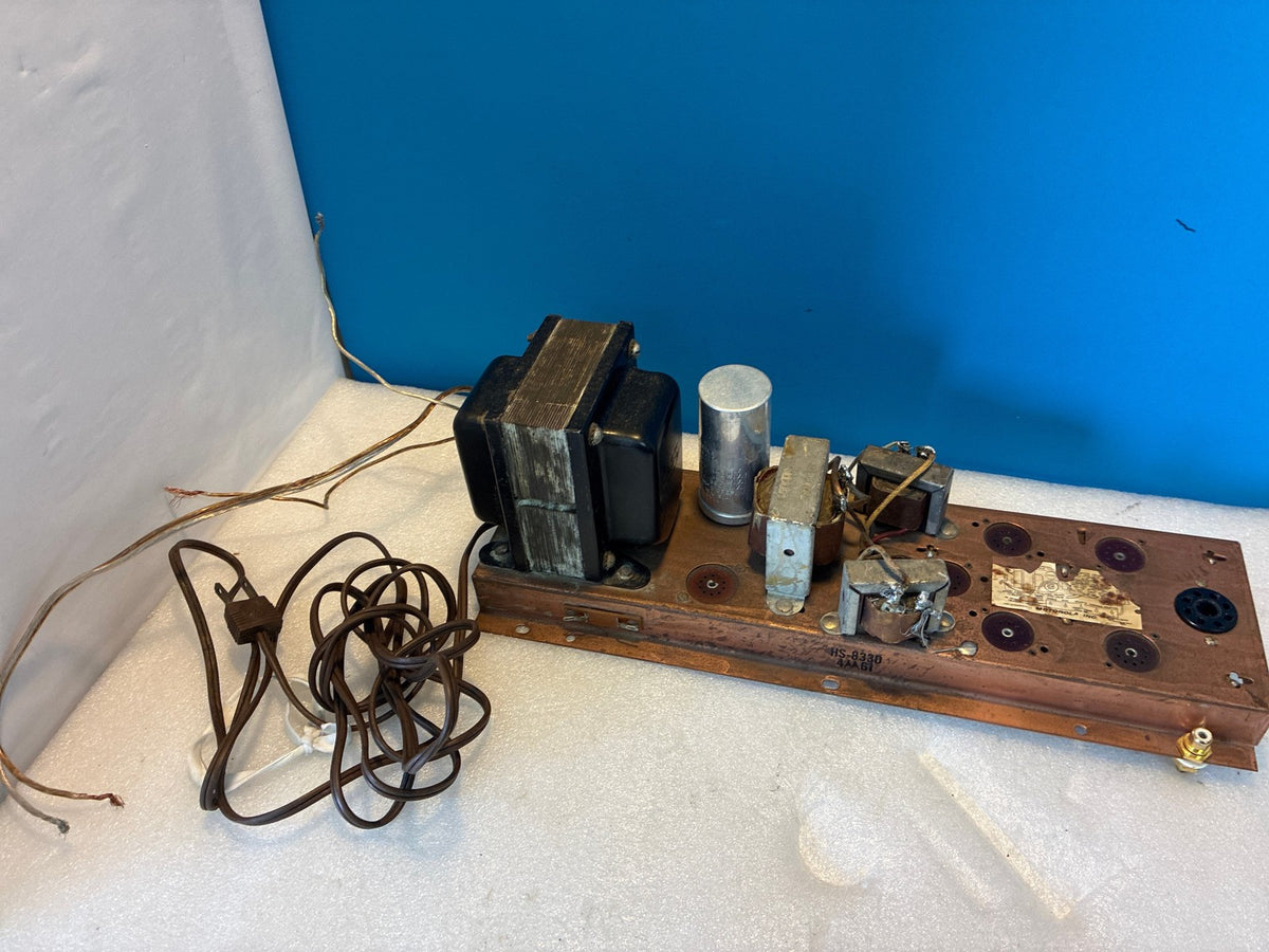🔥 Motorola HS-8330 Vintage Vacuum Tube Amplifier Chassis Parts Restoration