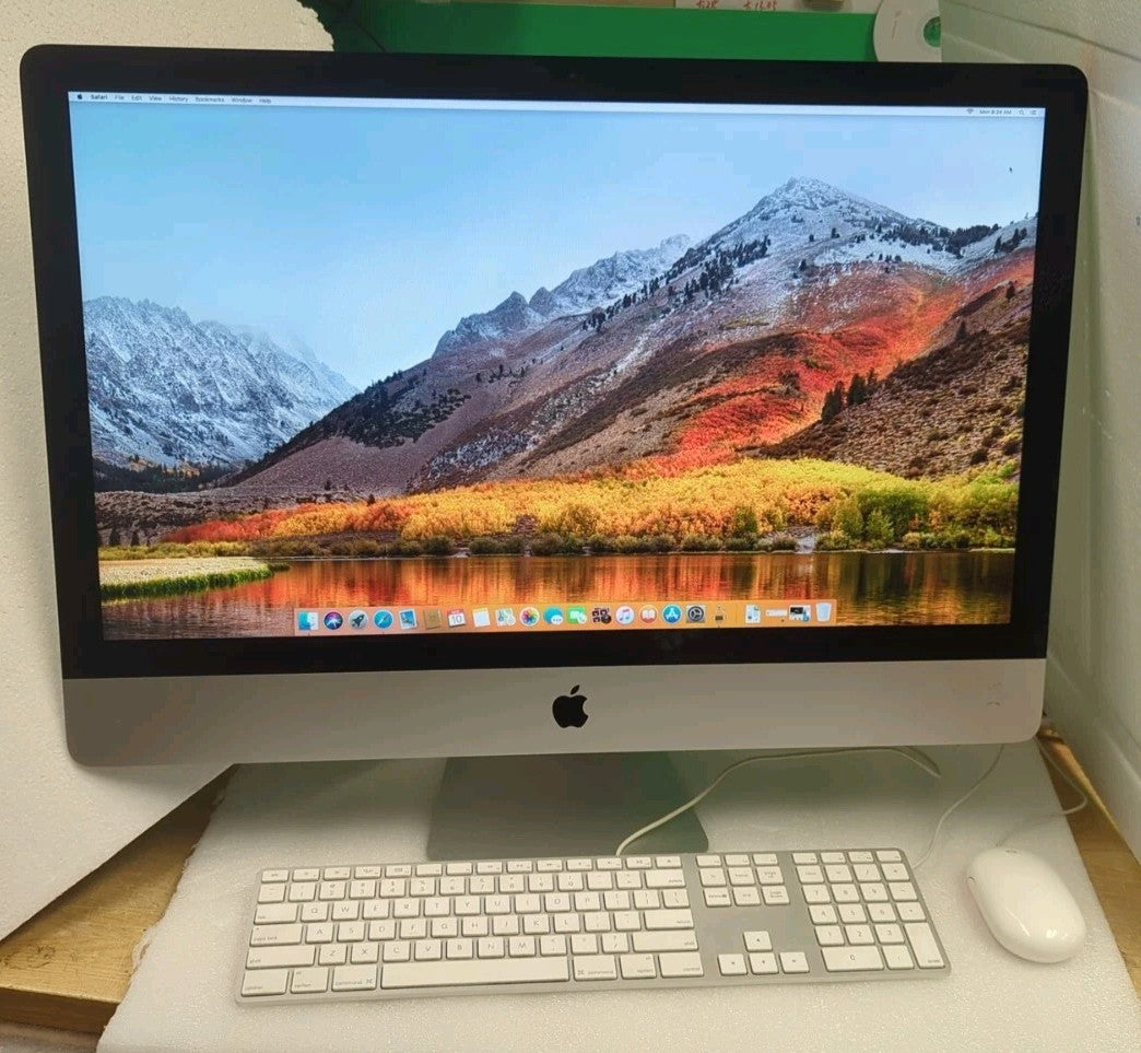  Apple A1419 iMac 27" 2013 Intel i5-4570/8GB /1.2TB HDD/10.13 (local pickup)-