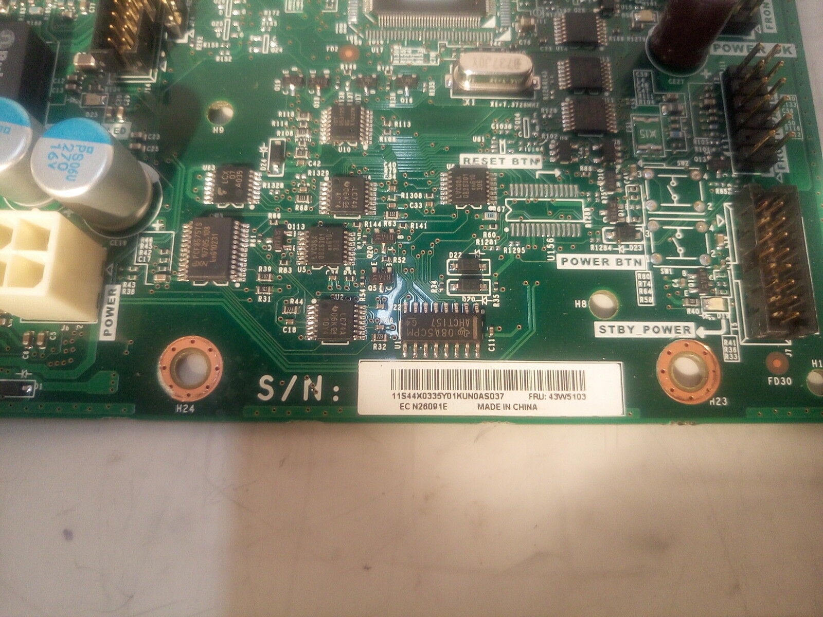 - 1x IBM  X3250 M2 Socket LGA775 Server Motherboard 43W5103 (WITH ONE 43V7415 )