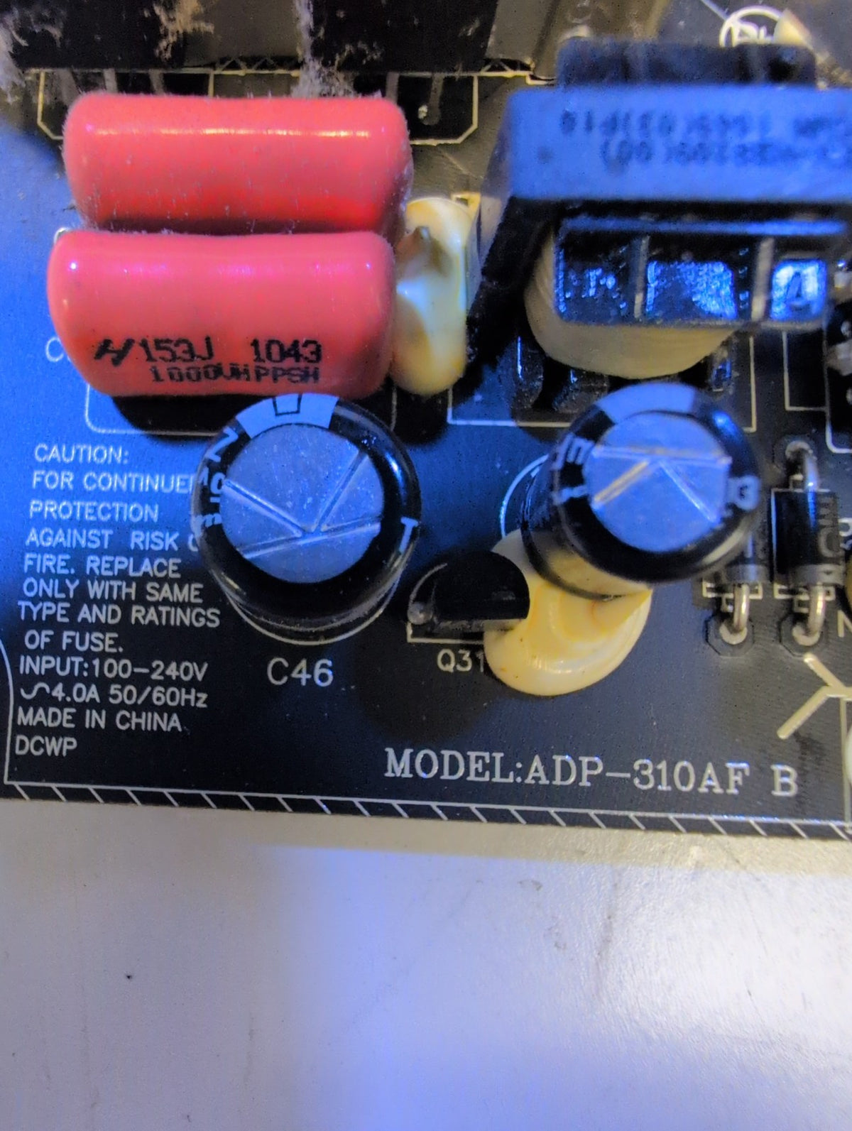 🎸 Apple iMac Power Supply ADP-310AF B 614-0476 310W Delta Electronics PSU