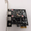 🎸 ASUS PCIe x1 USB 3.0 2-Port Expansion Card - D720200F1 Chipset, Full Height