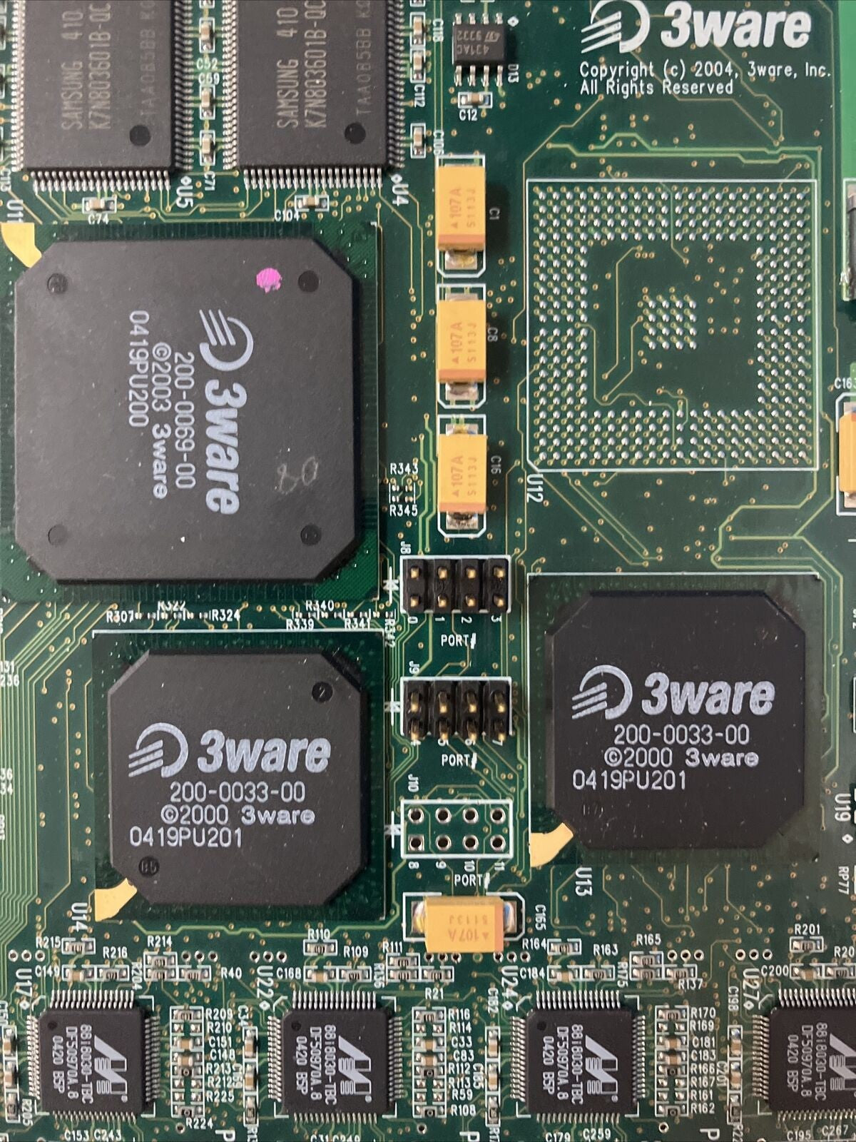 3Ware 8506-8 PCI SATA Escalade Controller 8-port Raid Card ~