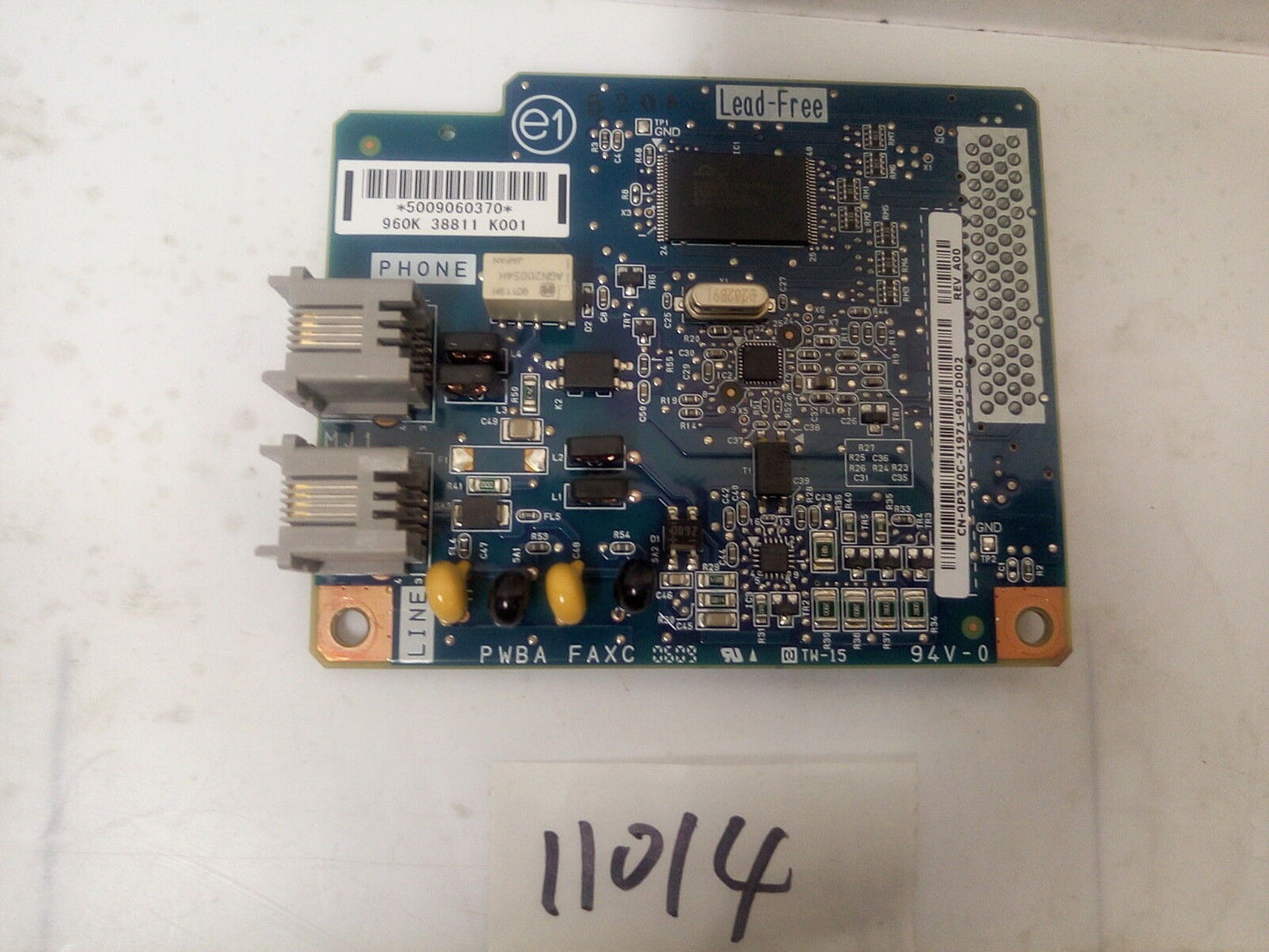 - Dell 2135cn Fax PWBA Option Board 0P370C-71971  960 38811 K001 @@@