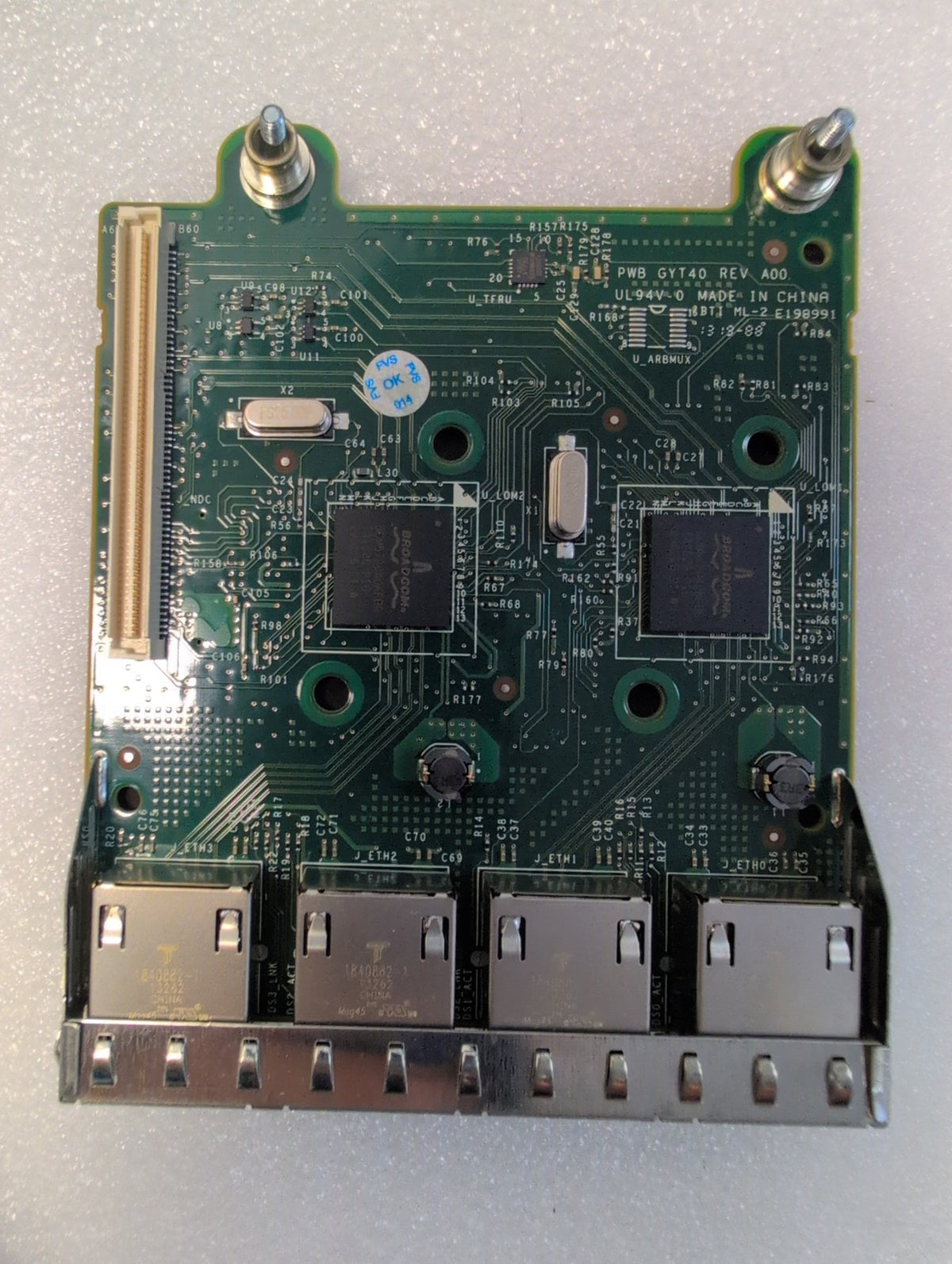 🎸 Dell FM487 Quad-Port BCM5720 1GbE rNDC Network Daughter Card