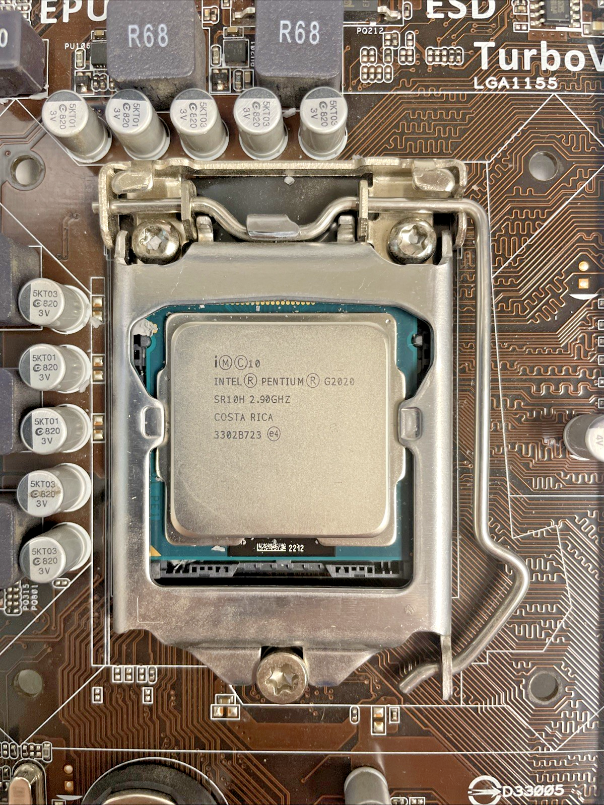 🔥ASUS P8H61M LE/CSM R2.0 LGA 1155 w cpu G2020 and shield +