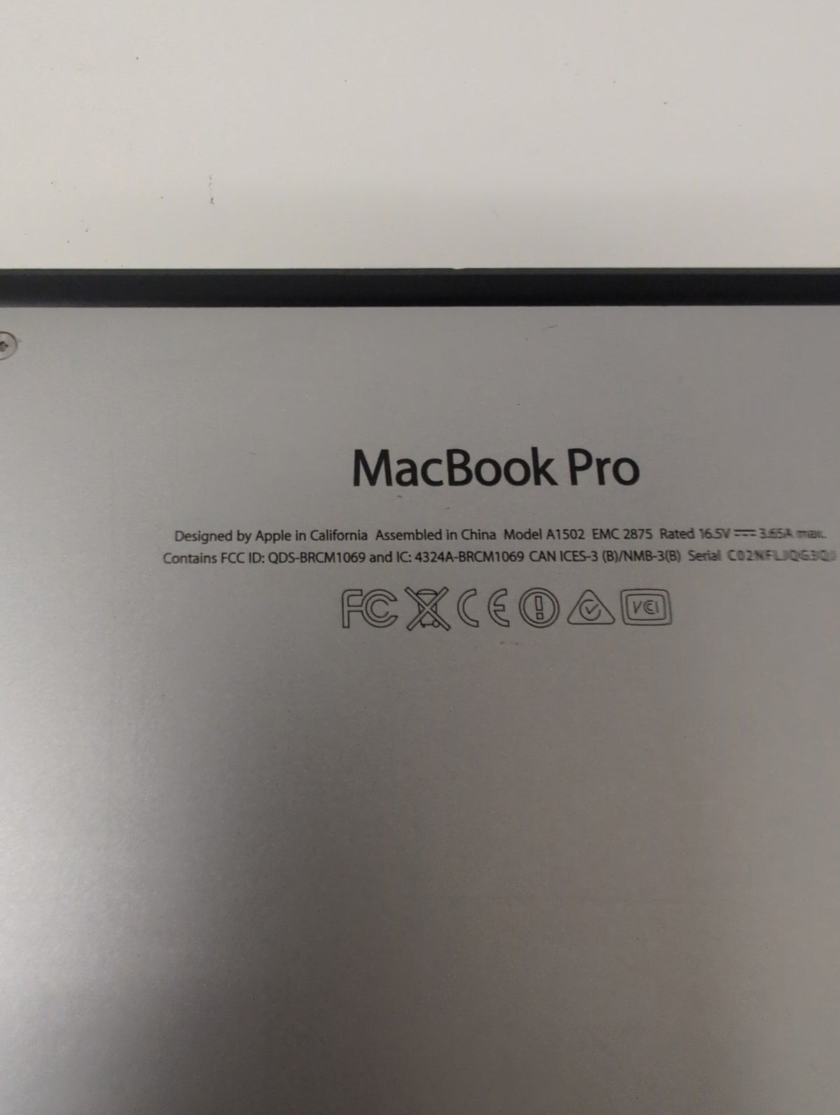 🎸 Apple MacBook Pro 13" A1502 Retina Mid 2014 i5 2.6GHz 8GB 256GB SSD （No AC）