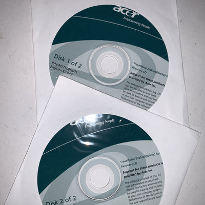 Acer TravelMate 2300/4000/4500 Windows XP Pro Software Recovery