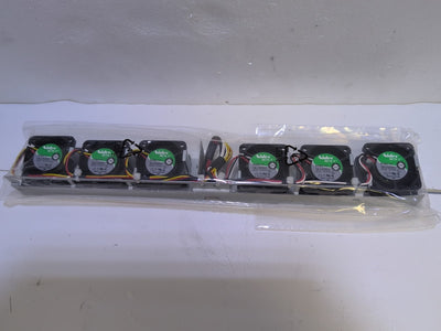 NEW 6x NIDEC 6YD8V TA150DC DC12V 0.29A 4CM 3-Pin Server Cooling Fan With Rack -