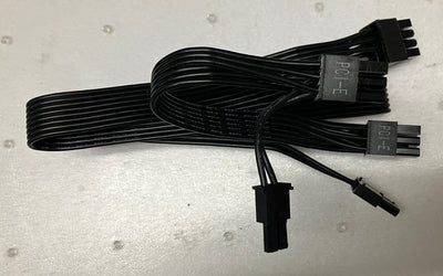 EVGA SuperNOVA 8 Pin To Dual 8 pin (6+2) (6+2) PCI-e Type3 Power Supply Cable ~ 