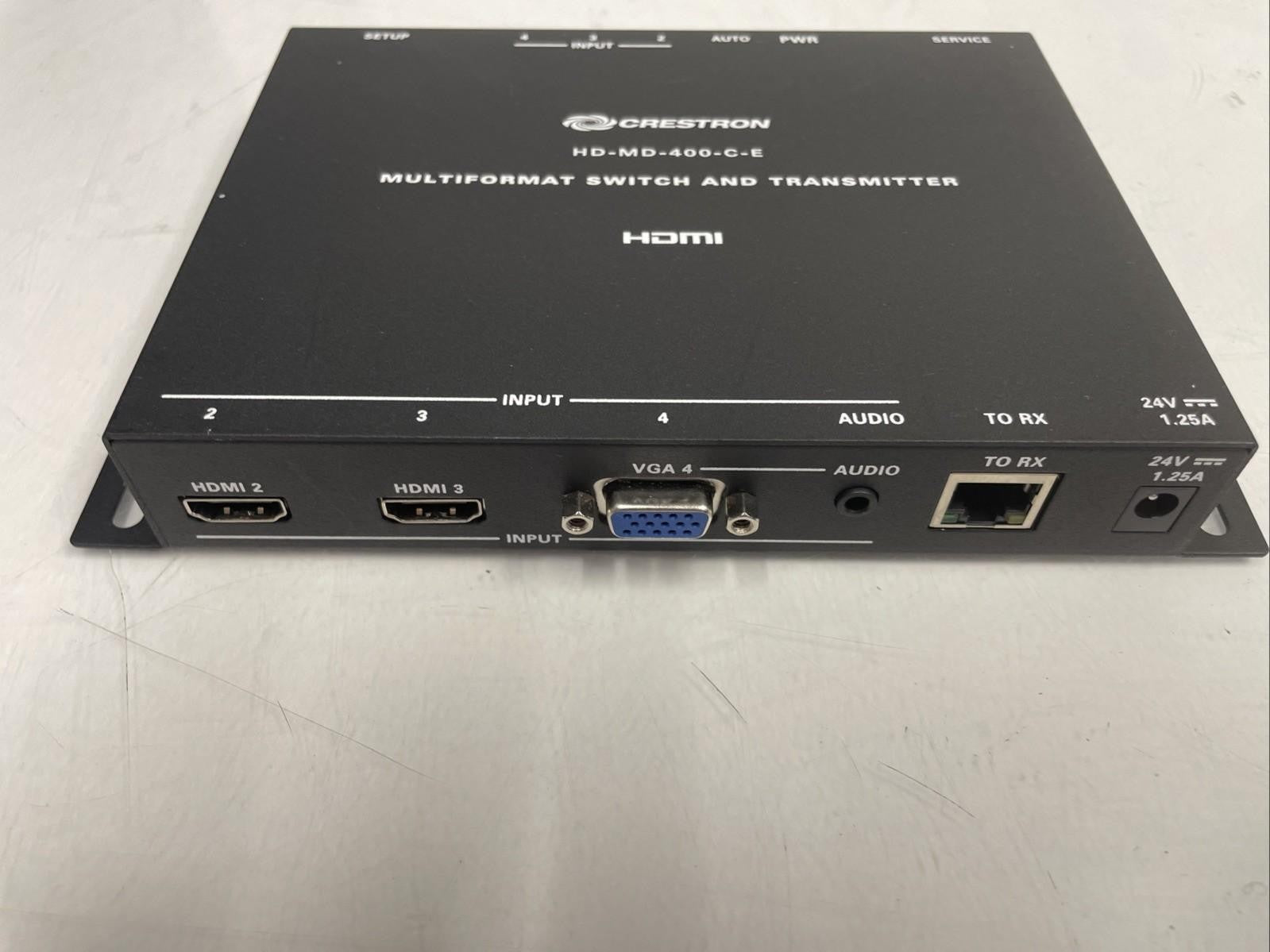Crestron hd-md-400-c-e Multiformat Switch, Receiver and Transmitter no adapter