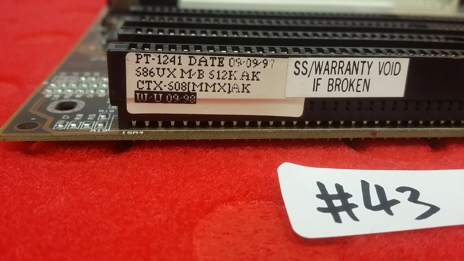 586VX motherboard intel PCIset SB82437VX