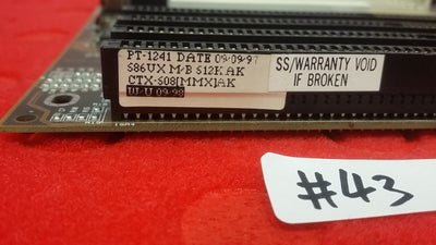 586VX motherboard intel PCIset SB82437VX