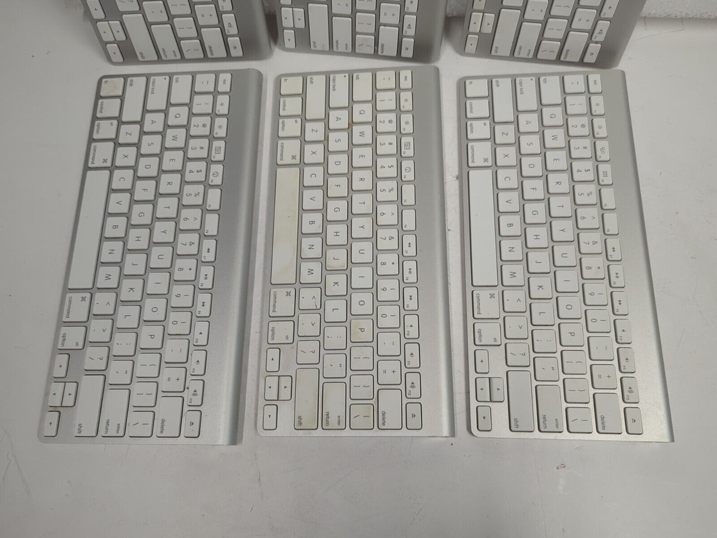 Lot Of 6 Apple A1314 Wireless Keyboards - Untested