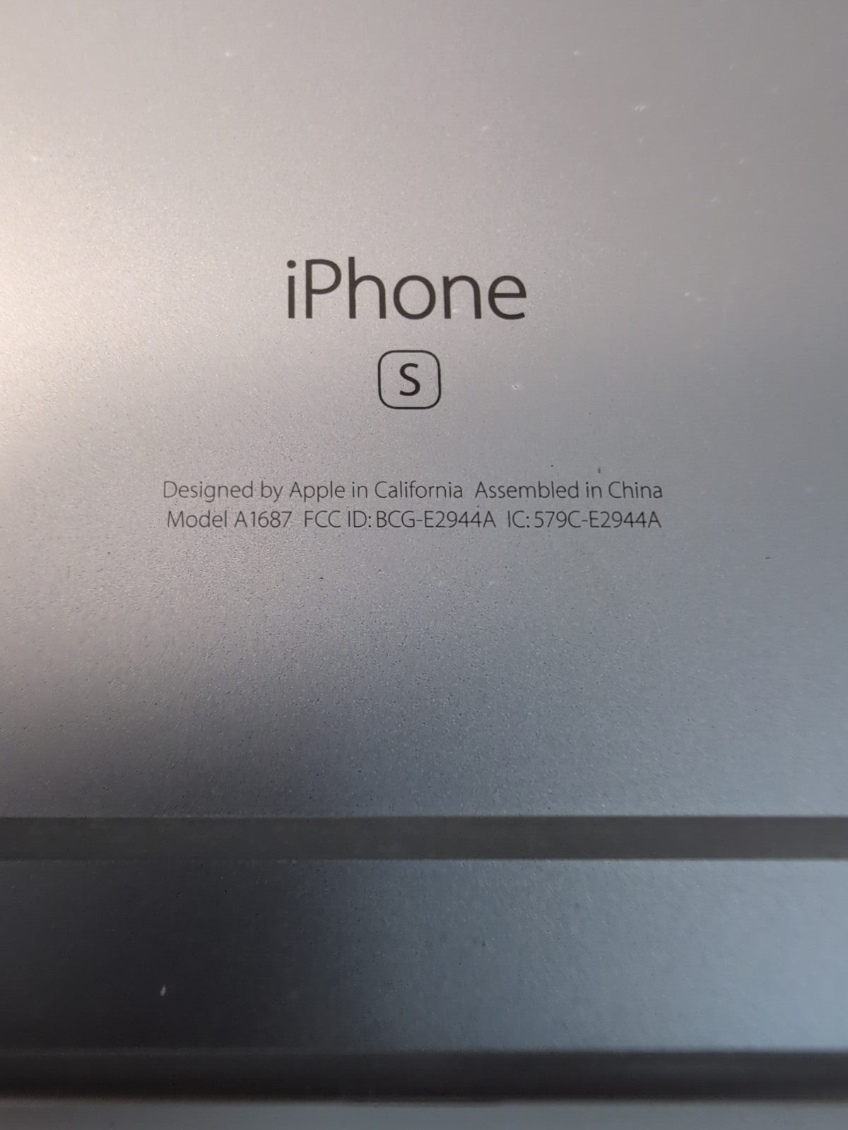 🔥 (NICE) Apple iPhone 6S Plus A1687 16GB Smartphone Gray + BOX (LOCKED BELL) -