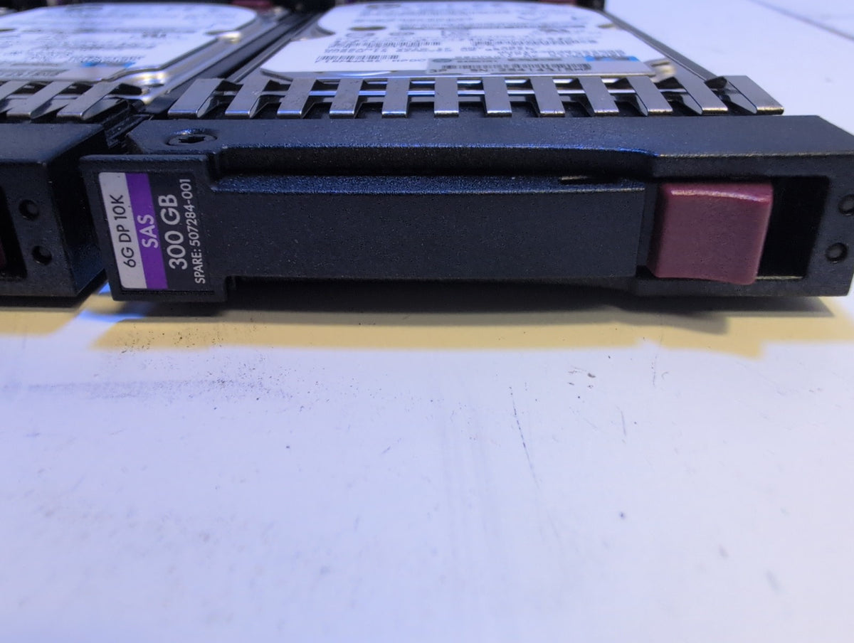 🎸6x HP 300GB 10K RPM SAS 2.5in DG0300FARVV Hard Drive 518194-002 W/Caddy 507284