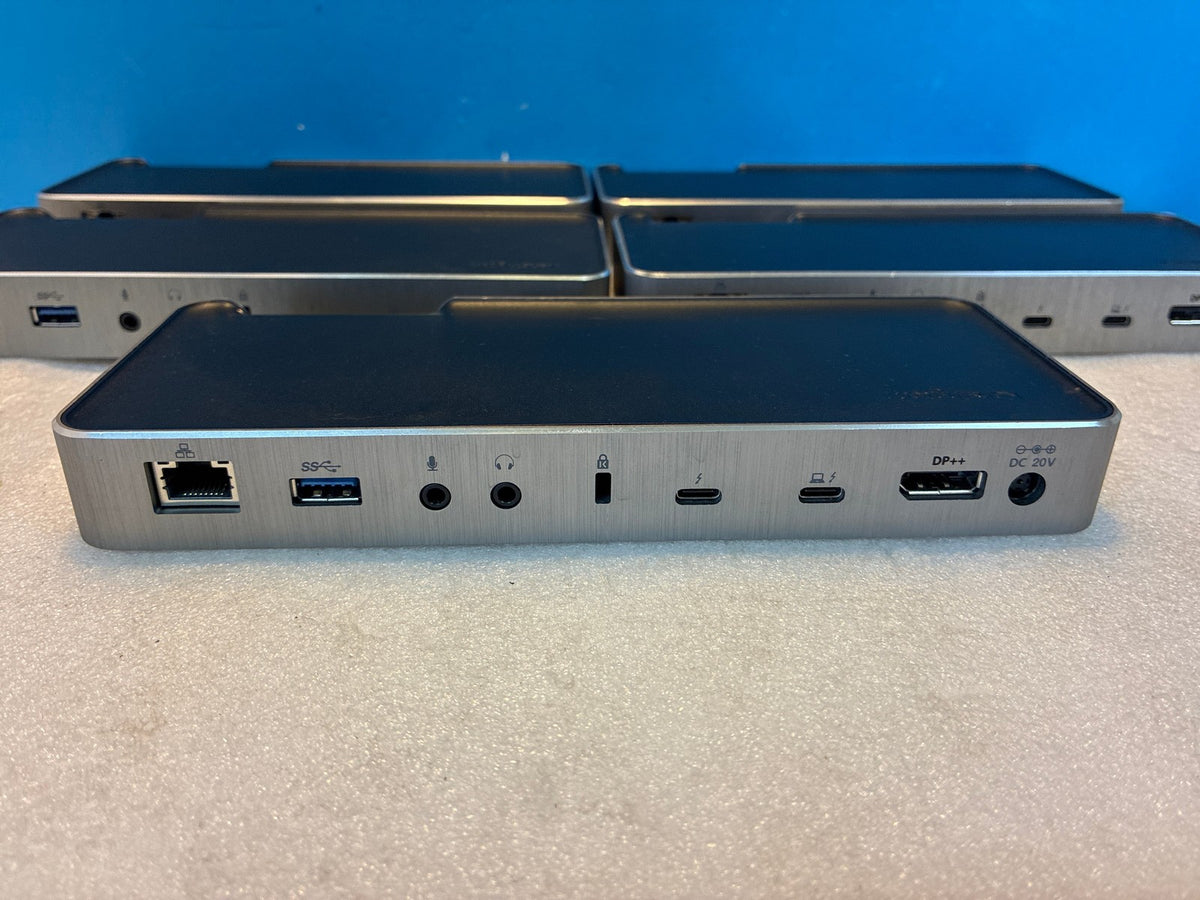 Lot of 5 🔥 Kensington SD5200T Thunderbolt 3 Docking Station K38300 Black Silver