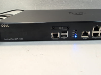 🔥 SonicWALL NSA 2600 1RK29 8-Port Gigabit Network Security Firewall Appliance -