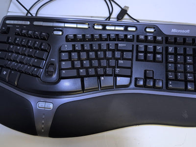 NICE Microsoft KU-0462 Natural Ergonomic Keyboard 4000 v1.0  Tested -
