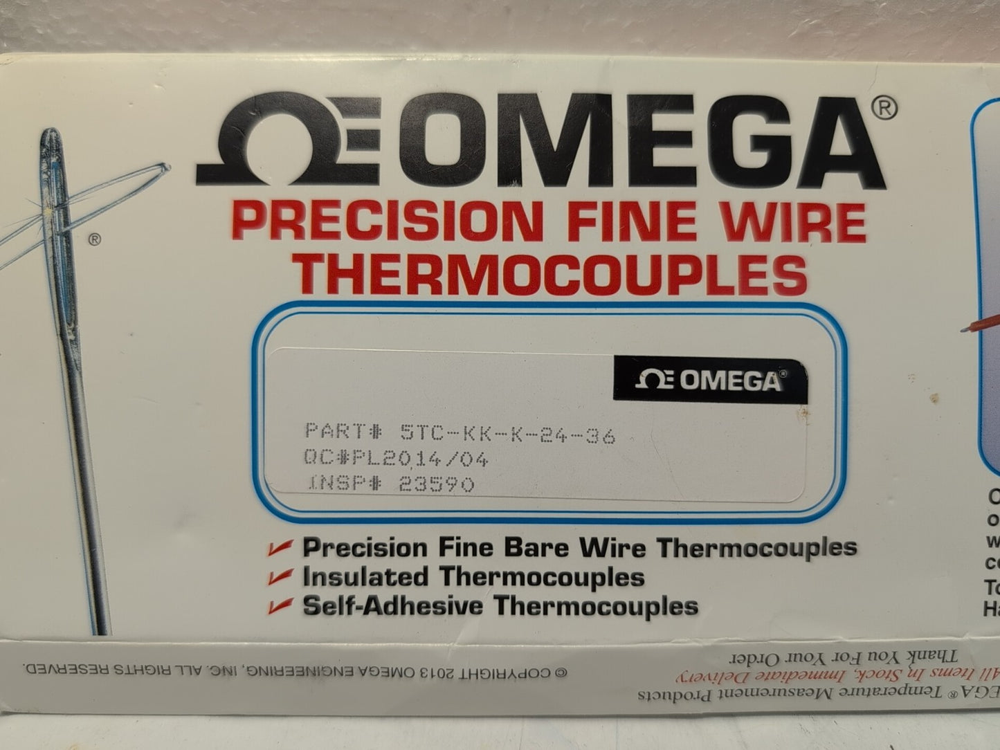 🔥 3X NEW Omega 5TC-KK-K-24-36 Precision Fine Wire Thermocouples -
