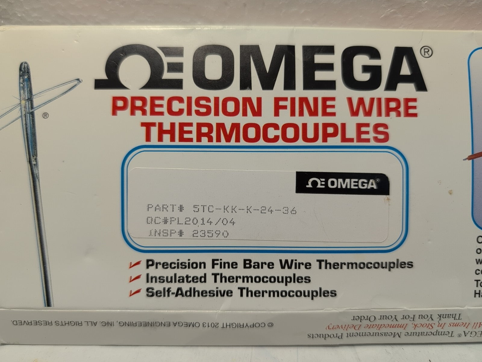 🔥 3X NEW Omega 5TC-KK-K-24-36 Precision Fine Wire Thermocouples -