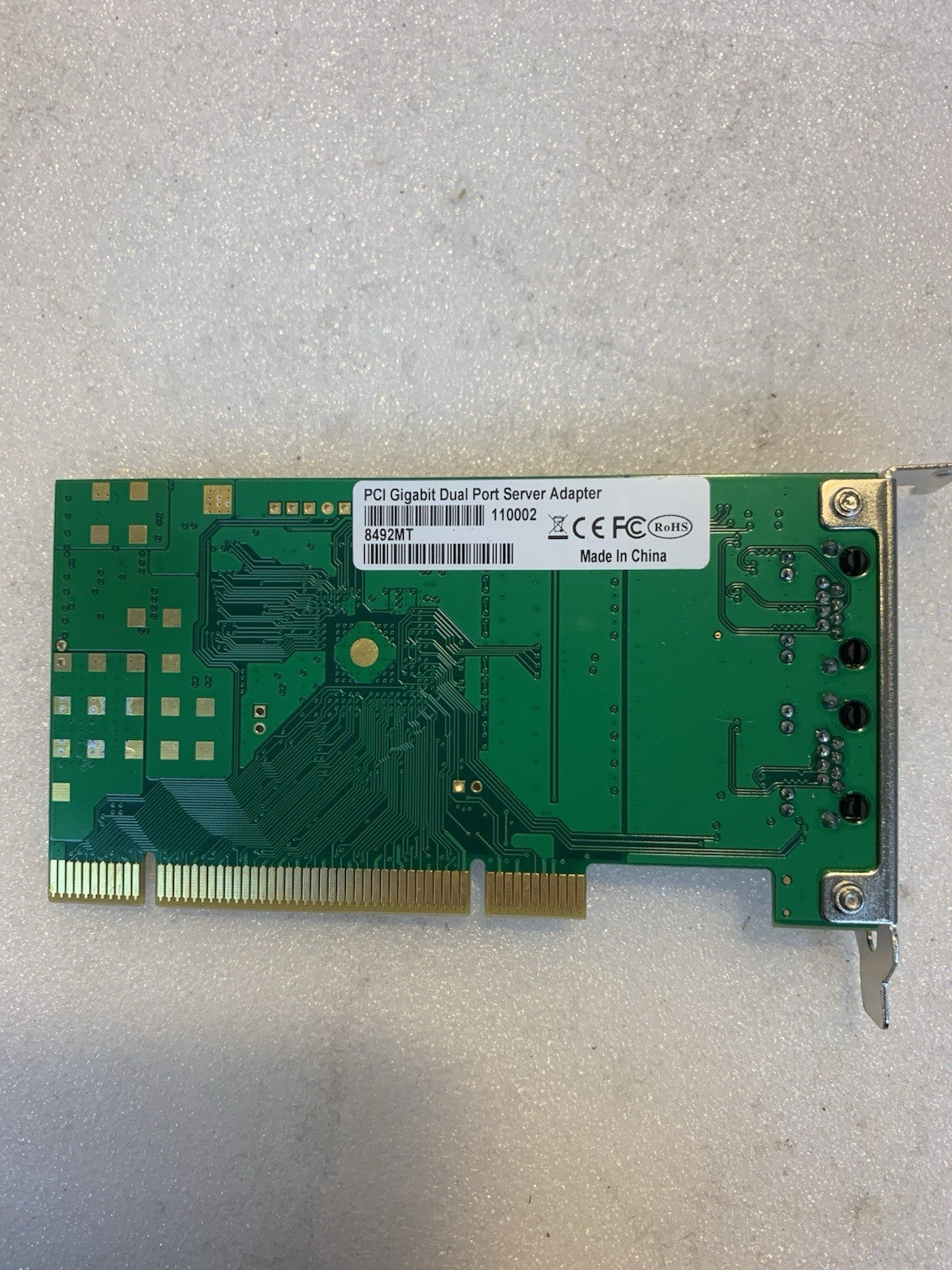 INTEL 8492MT 1000 Gigabit Dual Port Network Serve Adapter PCI Network Card