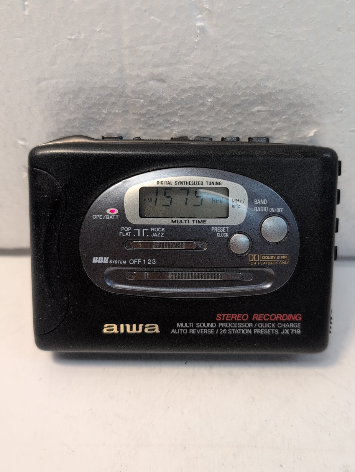 🔥 AIWA HS-JX719 Stereo Radio Cassette Recorder Made in Japan (FOR PARTS, READ)-