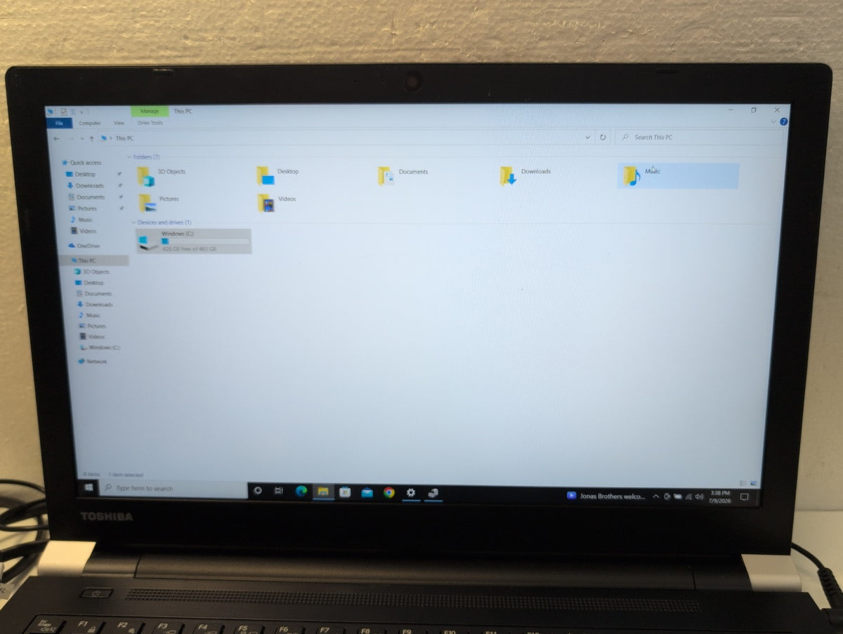 🎸 Toshiba Tecra A50-C 15.6" Laptop i7-6600U /8GB RAM /500GB HDD/Windows10 Pro