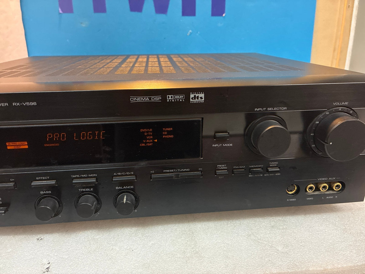 Nice ~ 🔥 Yamaha RX-V596 Natural Sound AV Receiver Dolby Digital DTS Black