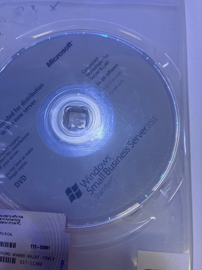 🔥 Microsoft Windows Small Business Server 2011 Standard 64-bit DVD 5-CAL