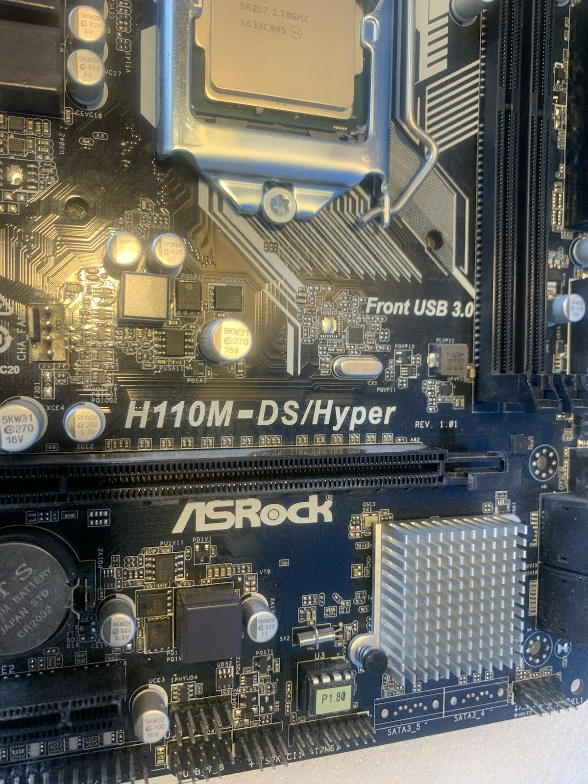 🔥 Intel i5-6400 + ASRock H110M-DS/Hyper LGA1151 Motherboard Combo DDR4 Tested