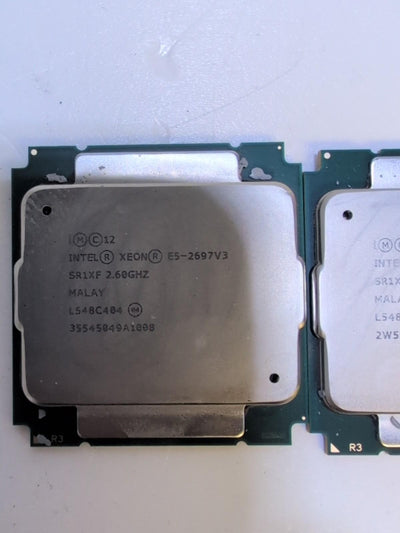 2x Intel Xeon SR1XF E5-2697 V3 2.60GHz 14C LGA2011-3 145w SERVER CPU -