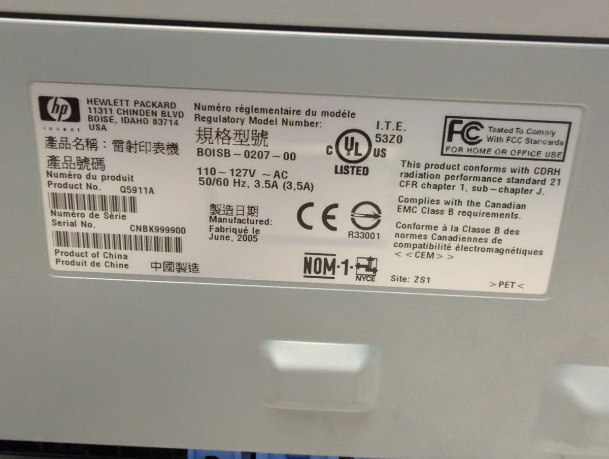 🎸 HP LaserJet 1020 Q5911A Monochrome Laser Printer USB (No Toner,  6K pages)
