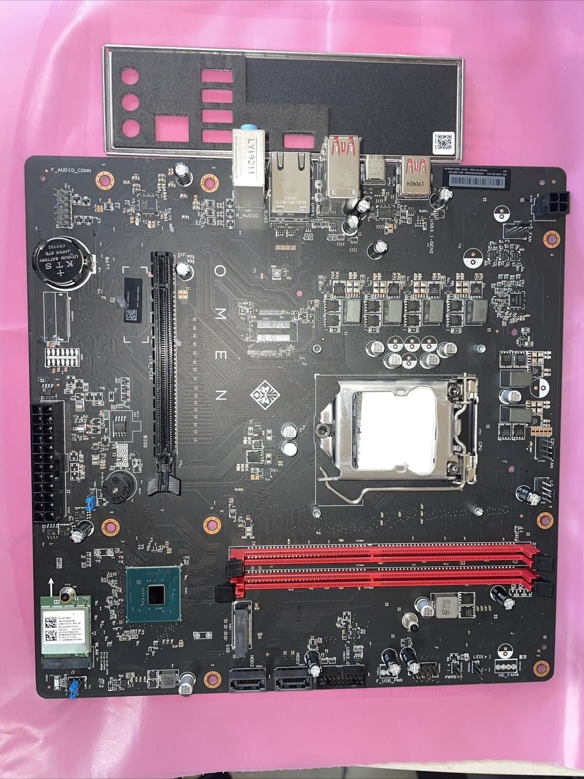 HP Omen Obelisk 875-0014 L23867-001/601 H370 17582-1 Motherboard (PCIe not good)