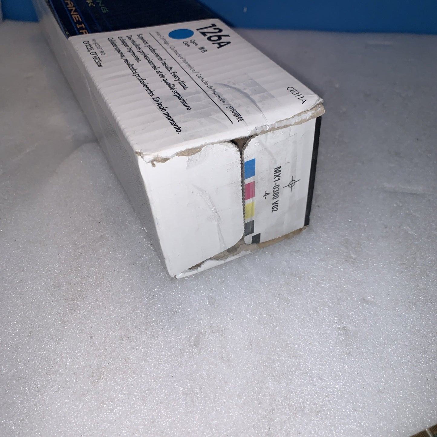 🔥 Original HP CE311A 126A Cyan Toner Cartridge Open Box