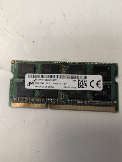 🔥MICRON MT16KTF1G64HZ-1G6E1 8GB PC3L-12800S LAPTOP MEMORY -