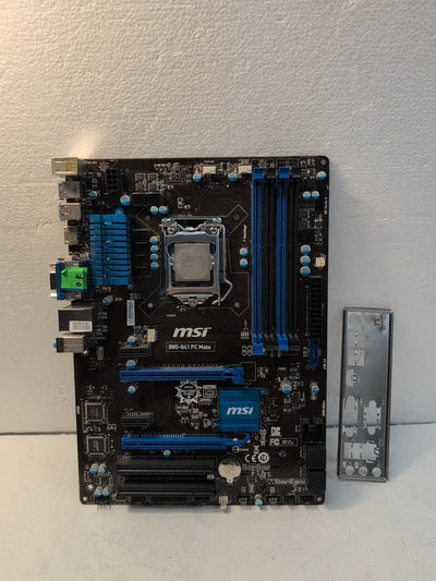 🔥 MSI B85-G41 PC Mate Motherboard + i5-4440 Intel B85 Chipset LGA1150 TESTED -