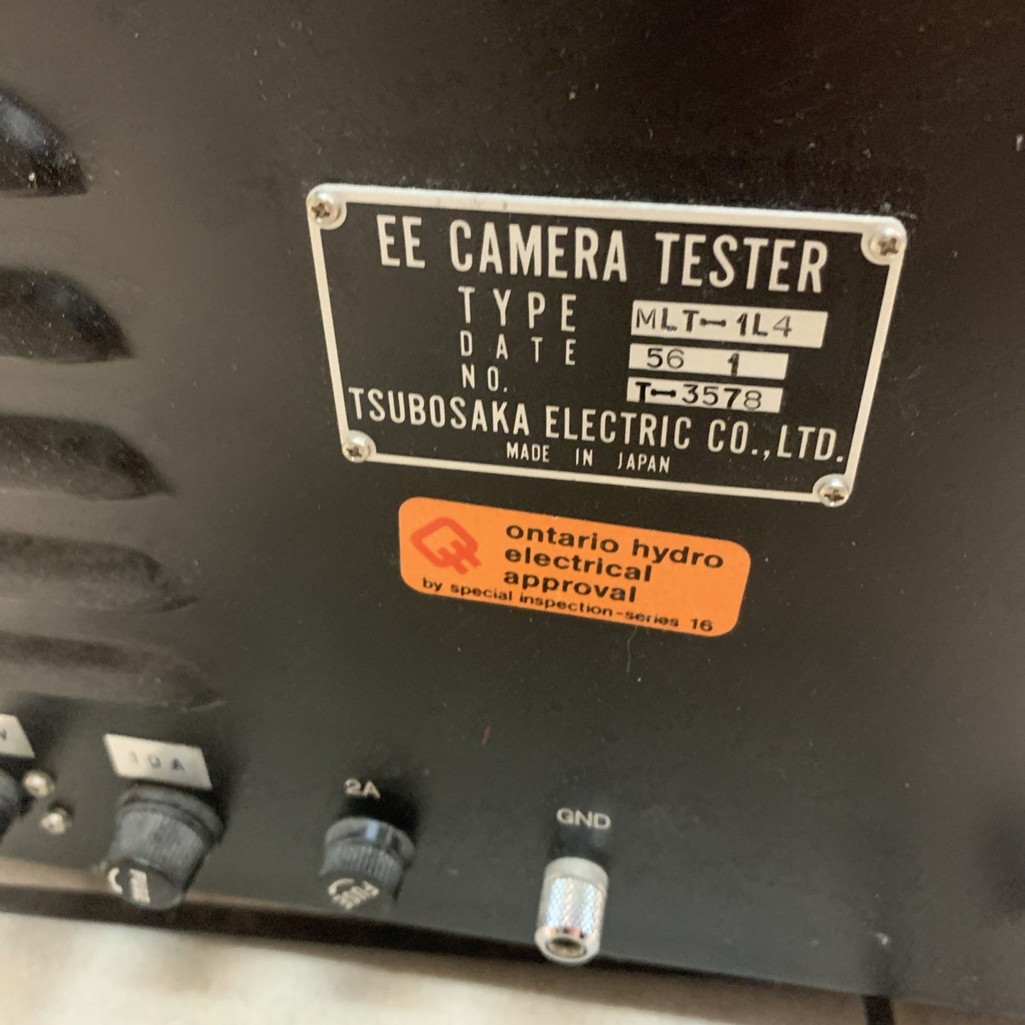 🔥 Tsubosaka MLT-1L4 EE Camera Tester Working